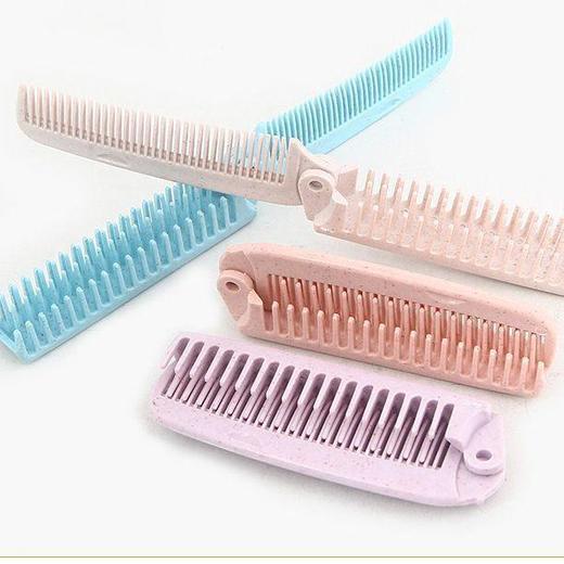无味小梳子梳子儿童梳卷发防脱发口袋旅游便携式塑料防静电可折叠 商品图4