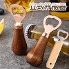 实木开盖器式创意玫瑰开瓶器不锈钢木家用柄相思金立啤酒启瓶器具 商品缩略图0