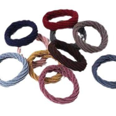 耐用高弹力简约马尾韩国加粗发圈成人发饰发圈高发圈扎头橡皮筋女 商品图4