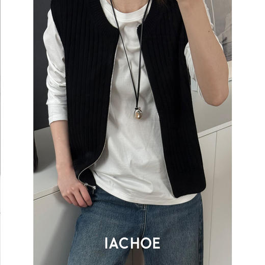 棉仓3621599003-IACHOE全羊毛马甲 商品图2