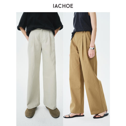 棉仓3631518001-IACHOE双袢休闲裤 商品图0