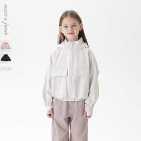 马克珍妮女童轻量软防护花苞外套儿童软壳衣2025年春装新款250126