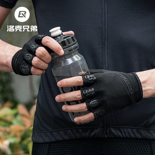 洛克兄弟骑行手套半指夏季男女公路山地车长短指手套运动自行车装备 商品图1