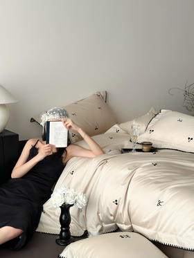 【高端全棉】2025新款100支澳棉四件套双股CR工艺  精致满绣+贝壳边 精致度满满 四季可用卧室床品