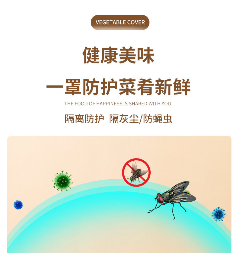 透明防尘菜罩子