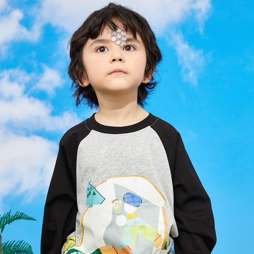 Cucutas男幼童长袖卫衣CY25SPW541橄榄绿/黑色（90#-130#） 商品图8