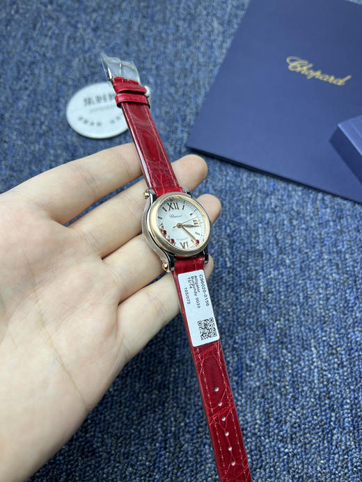 专柜同步新款 NR萧邦快乐钻系列30mm 机械女表，萧邦快乐钻（HAPPY DIAMONDS） 商品图2