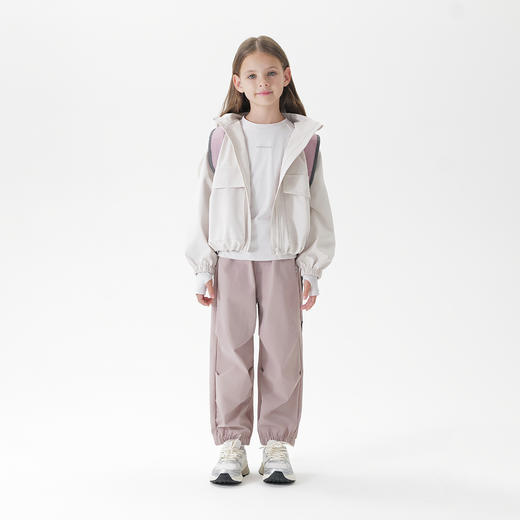 马克珍妮男女童高弹运动轻氧工装裤2025年春装新款550502 商品图1