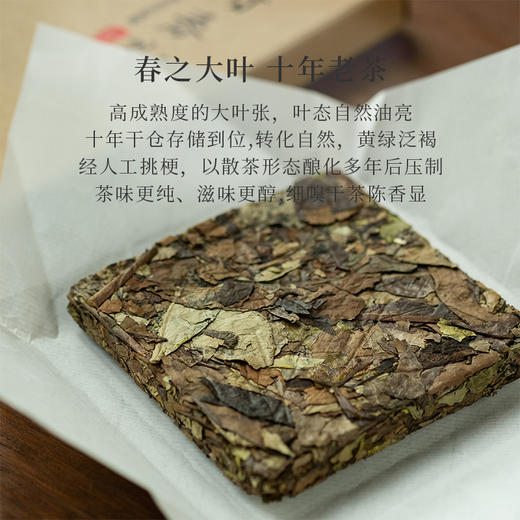 老树春水 福鼎白茶老寿眉正宗高山茶十年陈老白茶50g 商品图2