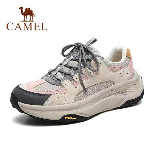 骆驼女款减震休闲鞋户外运动鞋百搭厚底增高 商品图0