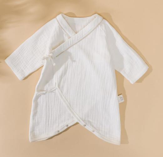 ANNIEWIN棉绿香格里【有机彩棉】纱布蝴蝶衣（52、59、66尺码可选） 商品图0