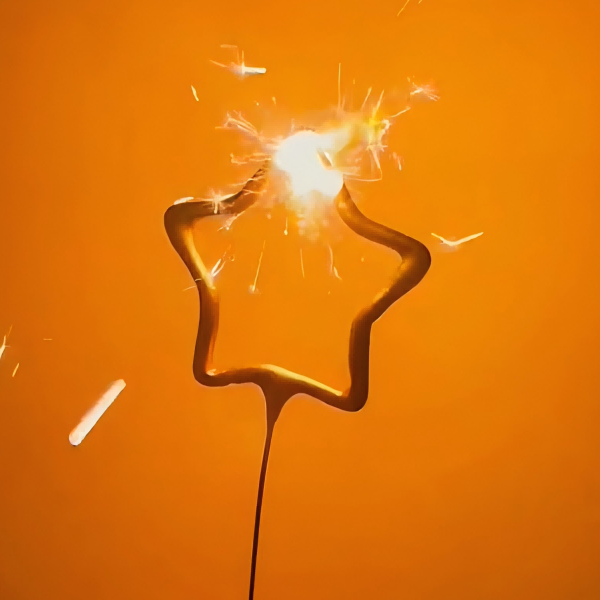 网红星星蜡烛-搭配蛋糕下单配送，单点不送