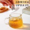 ins茶杯简约高颜值早餐花带盖可爱水杯大肚小熊玻璃杯杯子马克杯 商品缩略图2