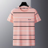 春夏中年男士短袖T恤衫翻领条纹刺绣男士POLO衫上衣   PSL-6208 商品缩略图3