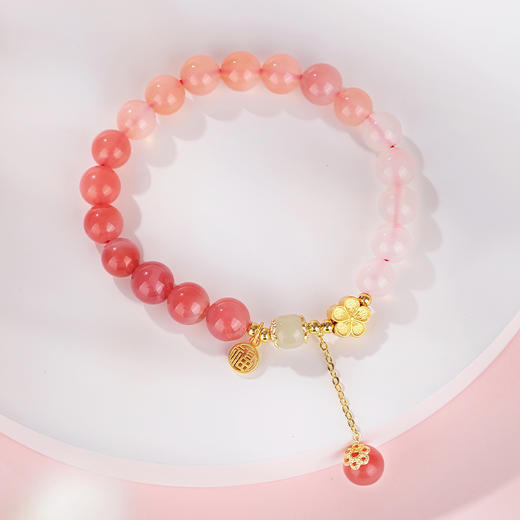 金六福吉祥桃之夭夭手串SLJS71079★ 商品图2