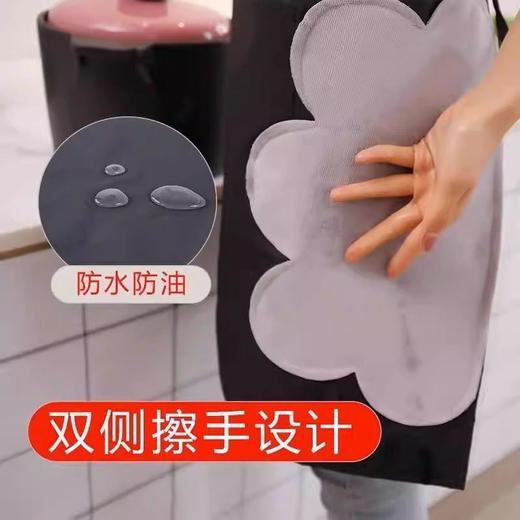 围裙家用围腰防水工作服防油新款做饭男士厨房上班大人韩版女 商品图1