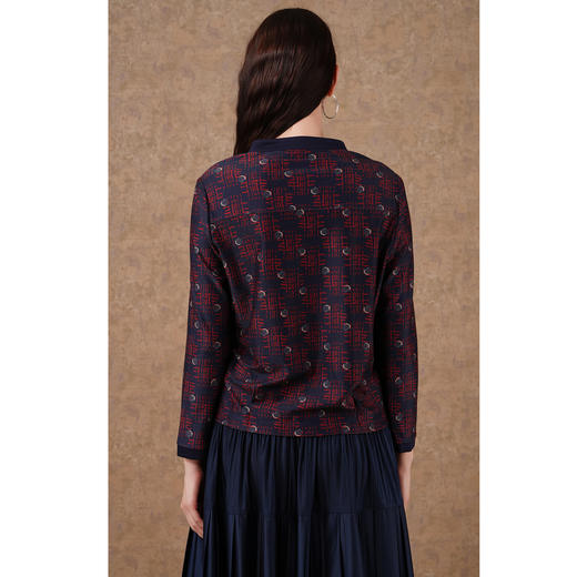 乔万尼衬衫设计感小众新款长袖上衣时尚百搭气质衬衣EI3C142 商品图4