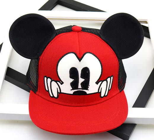 【可爱卡通设计，平沿嘻哈帽】3-8岁韩版儿童棒球帽 春秋新款 可爱卡通平沿嘻哈帽 幼儿园表演帽子-QQ 商品图8