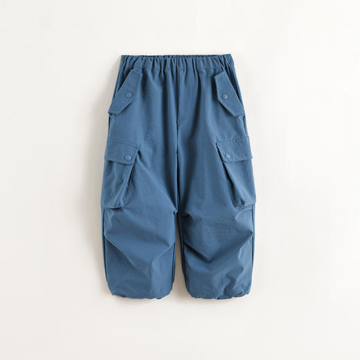 马克珍妮男女童超轻弹力工装裤儿童透气运动裤2025春装新款550329 商品图3