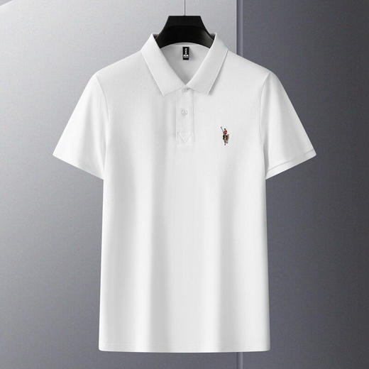 男装夏季新款polo衫上衣男士大码休闲男装短袖T恤纯色t恤衫    PSL-8393 商品图1