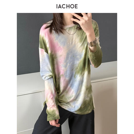 棉仓3621501015-IACHOE【欧若风】春天T恤 商品图0