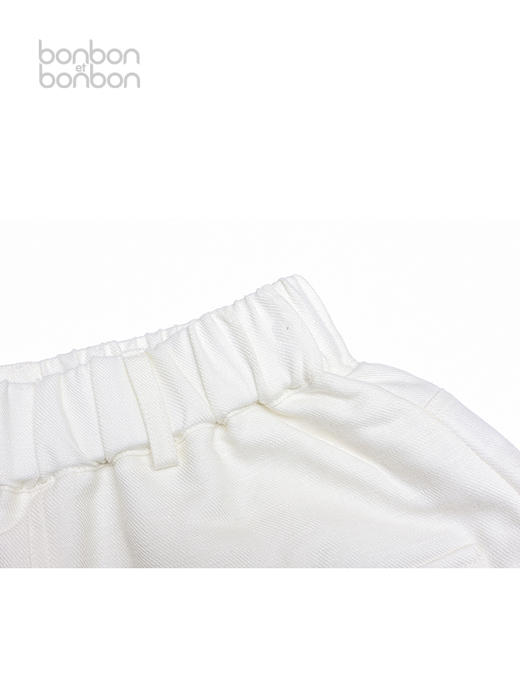 设计感绣花细节裙裤 商品图2