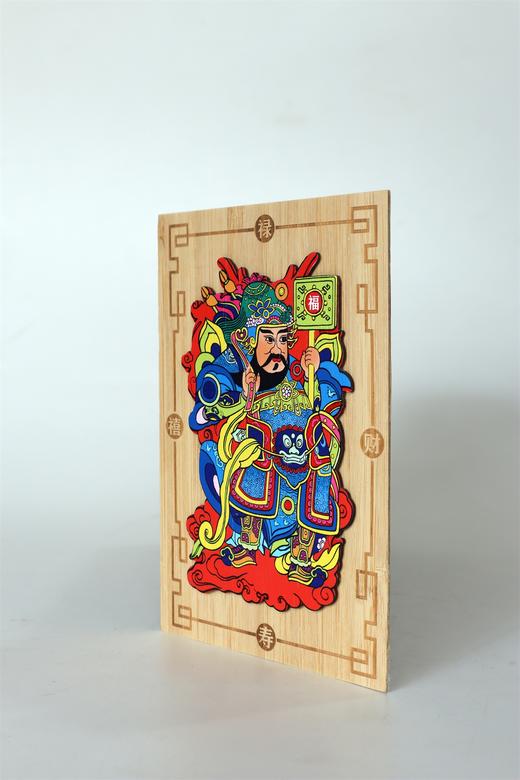 门神°竹制彩印明信片 商品图2