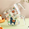 牛奶耐高温量杯杯子刻度热玻璃家用鸡蛋烘焙杯打卡通食品级带厨房 商品缩略图1