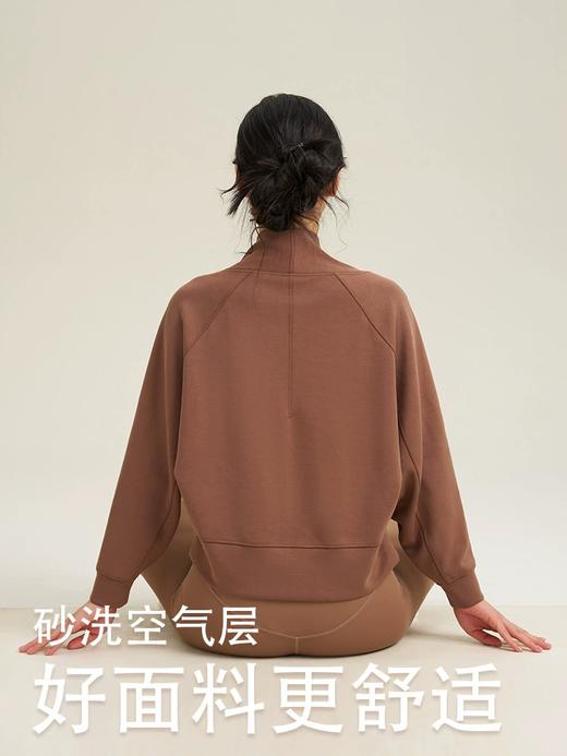 路路精选lulu瑜伽服外套莫代尔披肩上衣女运动普拉提修身开衫保暖外穿 商品图3