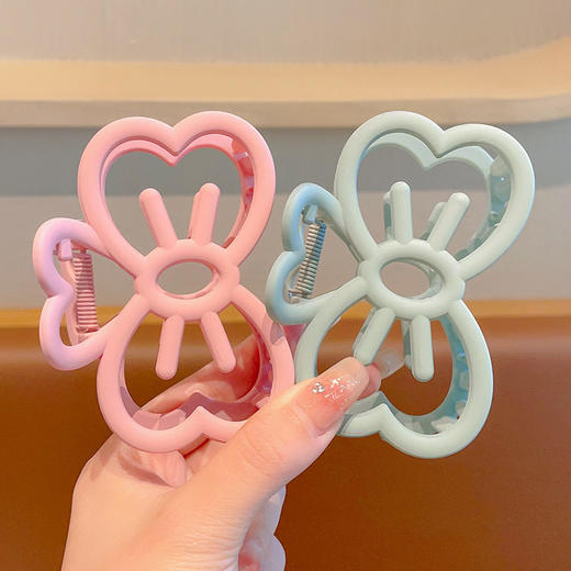 鲨鱼后脑勺甜美蝴蝶结盘发抓夹发卡可爱发夹发小女孩夹碎不伤儿童 商品图2