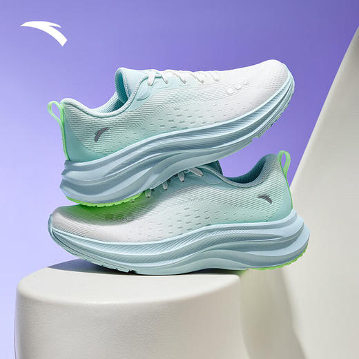 安踏叶子丨轻质缓震跑步鞋女2025春季新款轻便运动鞋子122515515 商品图0