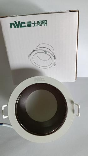 雷士 防眩筒灯 6W-4000K 开孔7.5  白+灰