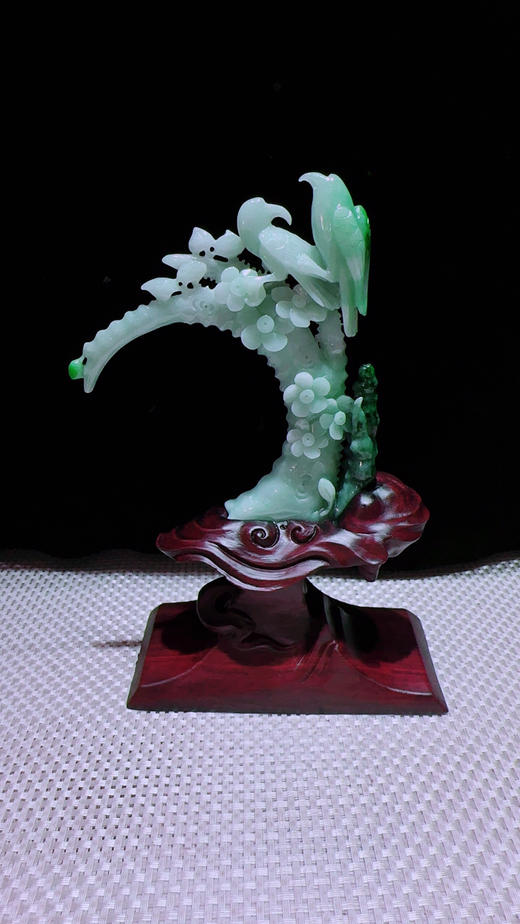 620883翡翠摆件【喜上眉梢 喜事连连】 商品图3