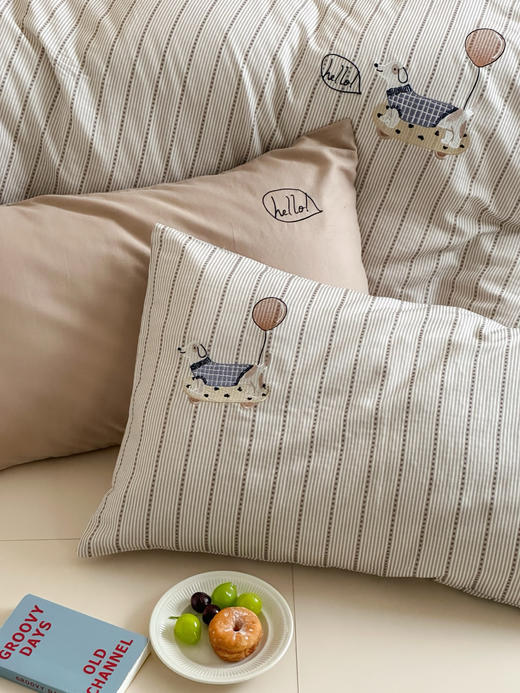 【超柔超舒适】2025新款全棉双层纱四件套 活性印染 婴儿级贴肤 轻柔 越洗越软 舒适透气月子儿童四件套 商品图3