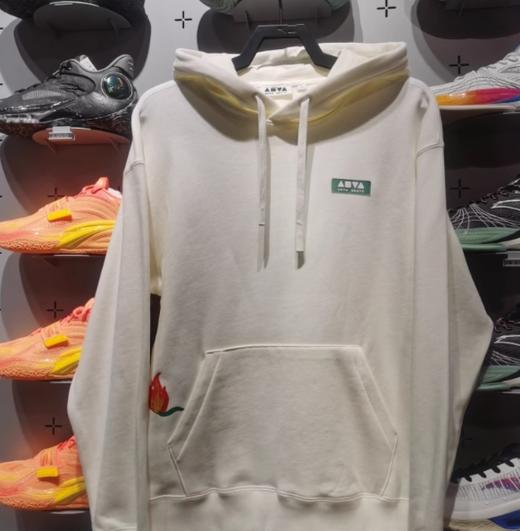 安踏美式国潮卫衣男春季新款印花休闲连帽套头运动上衣152518716 商品图0