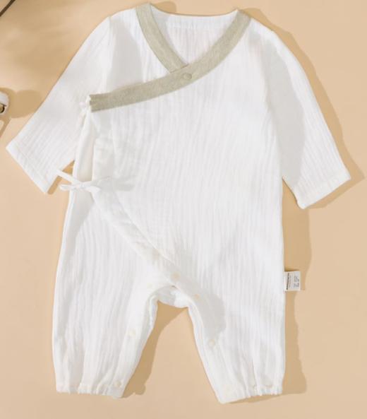 ANNIEWIN棉绿香格里【有机彩棉】纱布和尚服（59、66尺码可选） 商品图0