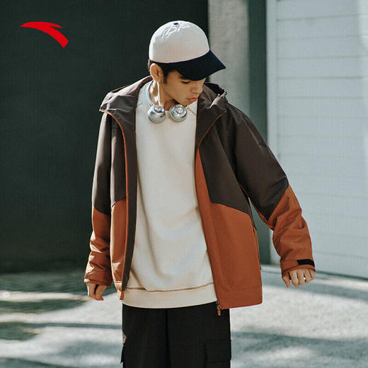 安踏（ANTA）樊振东同款  防泼水外套男子防风运动夹克上衣152517638S 商品图0