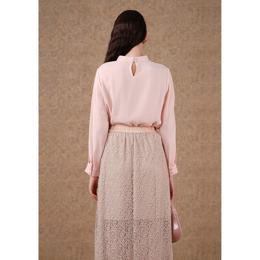 【两色可选】乔万尼衬衫新款女长袖洋气复古法式时髦衬衣ET3C636 商品图8