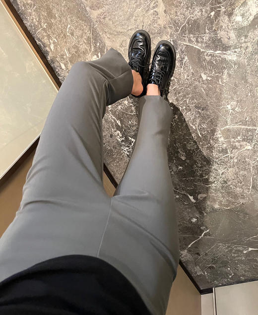 M家 春夏微弹修身微喇九分裤 商品图6