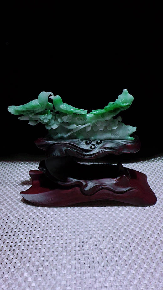 620884翡翠摆件【喜上眉梢 喜事连连】 商品图5