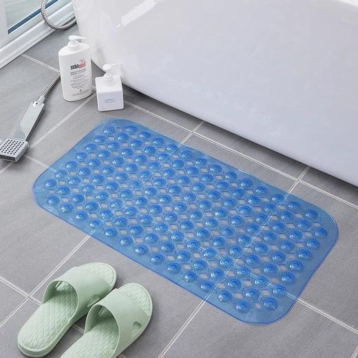 吸盘按摩浴室长方形卫浴淋浴垫子多功能家用地垫防滑垫垫洗澡脚垫 商品图2