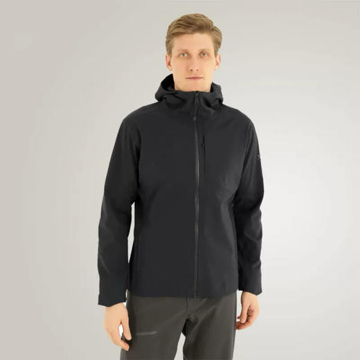 点此购买 始祖鸟男士商务系列防风防泼水全压胶连帽冲锋衣外套 LL 310759 商品图5