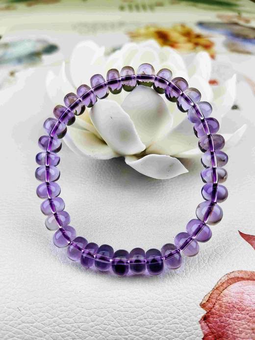 天然紫水晶单圈手串 商品图9