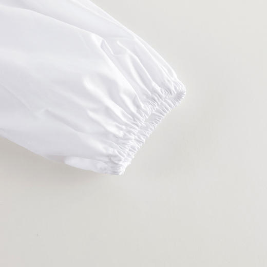 马克珍妮2024年秋装新款 女童娃娃领花边摆纯棉衬衫 241378 商品图4