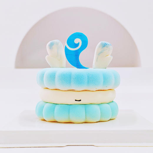敖丙Emoji圆形蛋糕 （哪吒系列）| 糕匠 商品图0