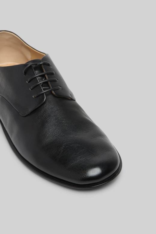 Marsell  黑色小羊皮/棕色小牛皮stucco德比鞋 商品图3