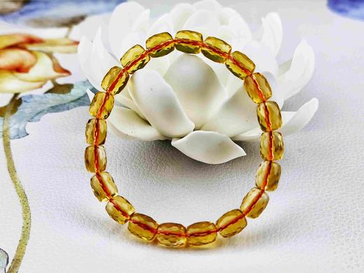 天然黄水晶单圈手串 商品图2