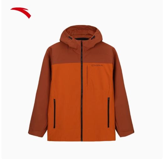 安踏防泼水丨运动上衣男春季保暖防风户外休闲连帽外套152517655R 商品图1