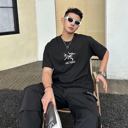 D030103时尚短袖T恤OS宽松落肩版型男女同款 商品图2