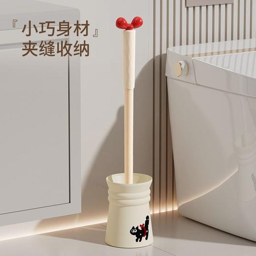 套装子洁厕无马桶刷家用不掉神器卫生间厕所塑料毛洗死角长柄清洁 商品图2